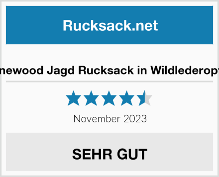  Pinewood Jagd Rucksack in Wildlederoptik Test