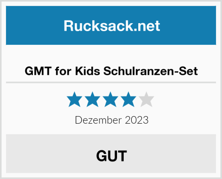  GMT for Kids Schulranzen-Set Test