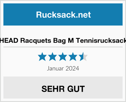 HEAD Racquets Bag M Tennisrucksack Test