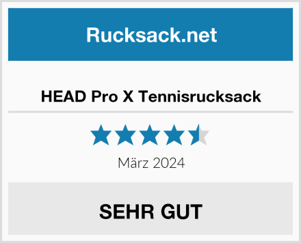  HEAD Pro X Tennisrucksack Test