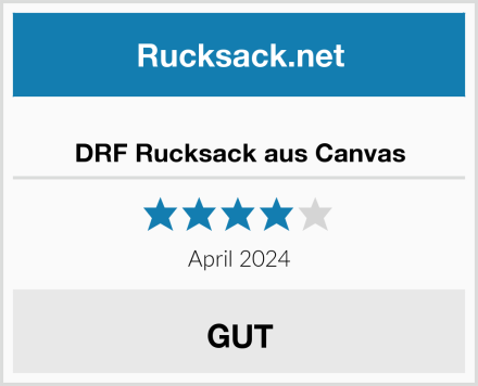 DRF Rucksack aus Canvas Test