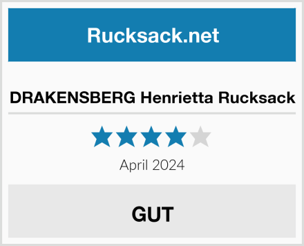  DRAKENSBERG Henrietta Rucksack Test