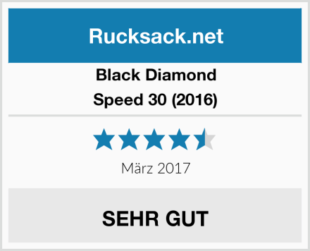 Black Diamond Speed 30 (2016) Test
