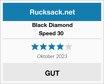 Black Diamond Speed 30  Test