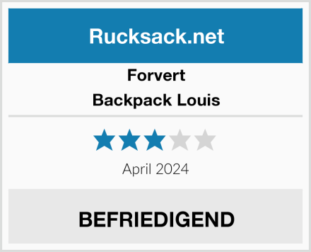 Forvert Backpack Louis Test