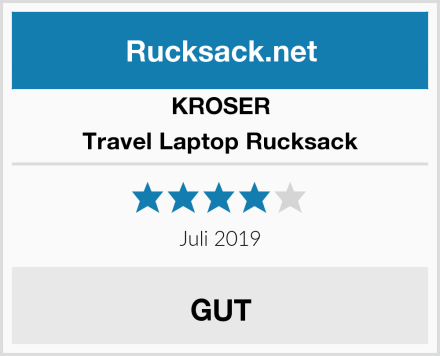 KROSER Travel Laptop Rucksack Test
