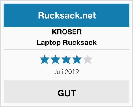 KROSER Laptop Rucksack Test