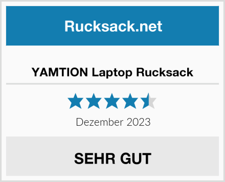  YAMTION Laptop Rucksack Test