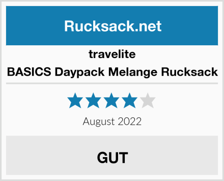 travelite BASICS Daypack Melange Rucksack Test