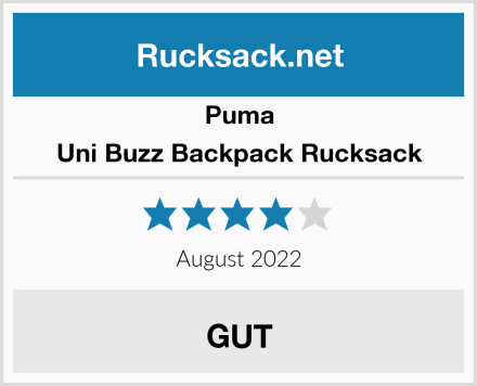 Puma Uni Buzz Backpack Rucksack Test