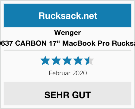 Wenger 600637 CARBON 17" MacBook Pro Rucksack Test