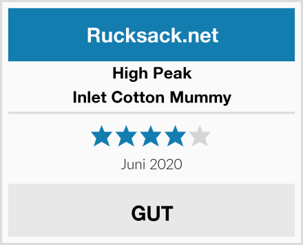 High Peak Inlet Cotton Mummy Test