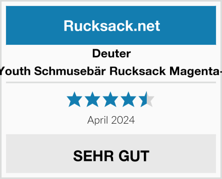 Deuter Unisex-Youth Schmusebär Rucksack Magenta-Hotpink Test