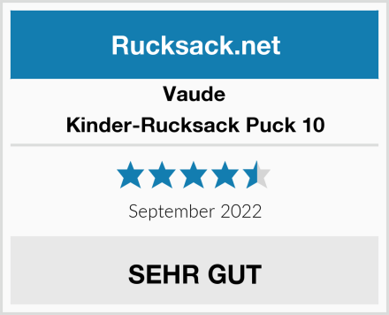 Vaude Kinder-Rucksack Puck 10 Test