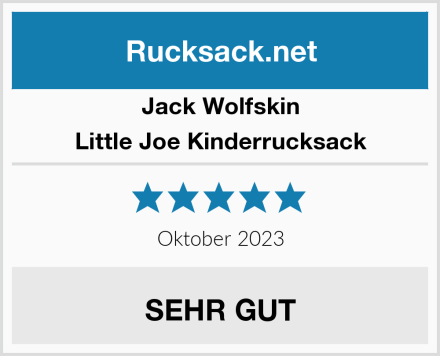 Jack Wolfskin Little Joe Kinderrucksack Test