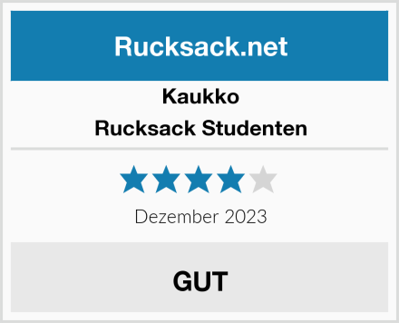 Kaukko Rucksack Studenten Test