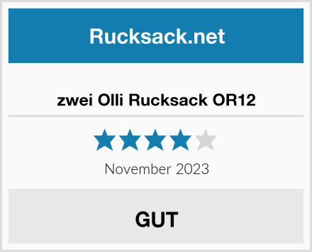  zwei Olli Rucksack OR12 Test