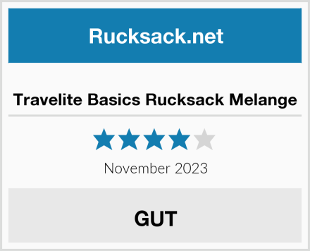  Travelite Basics Rucksack Melange Test