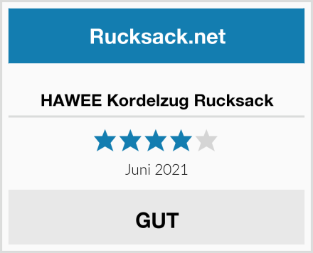  HAWEE Kordelzug Rucksack Test