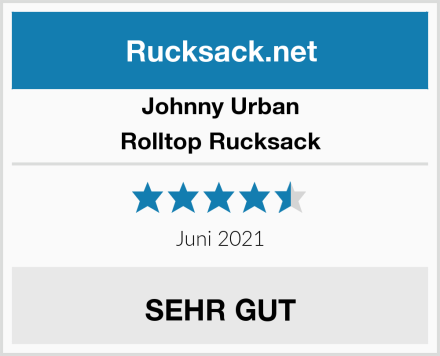 Johnny Urban Rolltop Rucksack Test