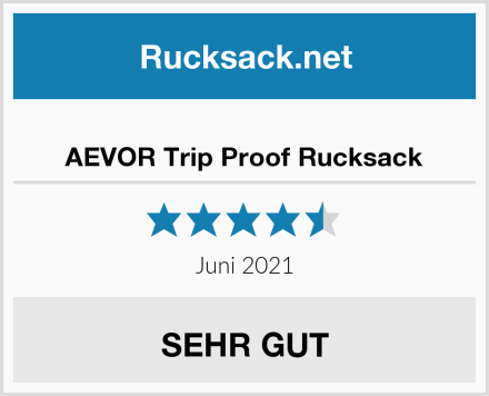  AEVOR Trip Proof Rucksack Test
